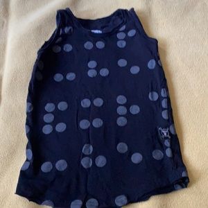 Nununu black sleeveless kids shirt